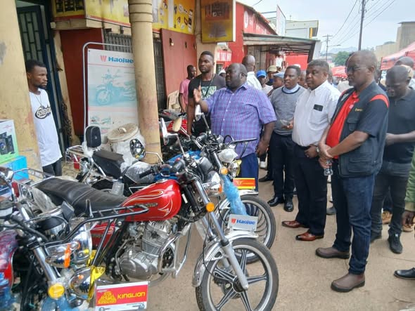 Vendors and customers at Limbe Market